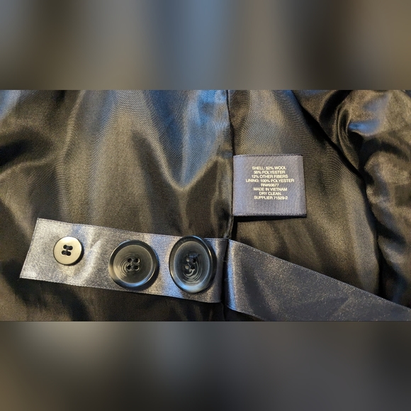 St. John's Bay Wool Lined Hooded Coat - Picture 7 of 8